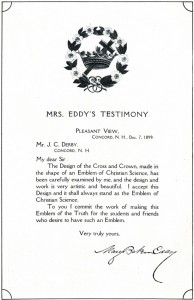 Eddy’s endorsement letter