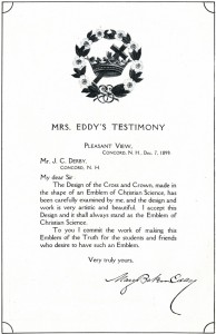 Eddy’s endorsement letter