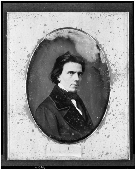 Francis Bicknell Carpenter (1830-1900), artist of “First Reading of the Emancipation Proclamation” (Courtesy of the Library of Congress)