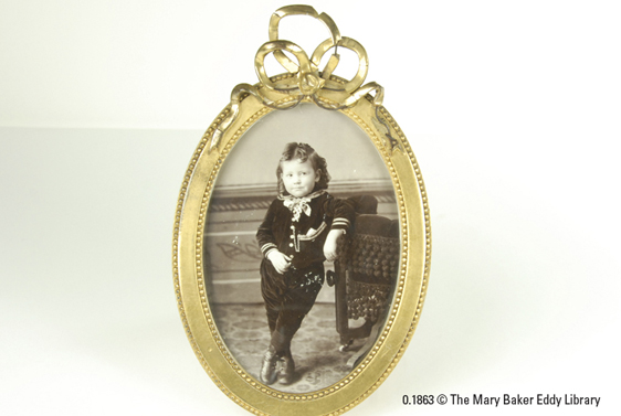 Photo of George Glover III: “the dear little fellow”