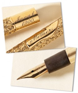 Fountain pen in detail