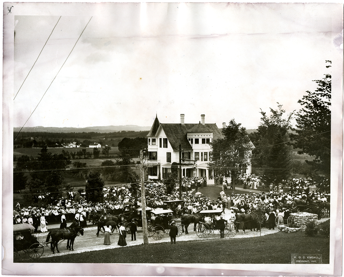 Rear view of Pleasant View, undated (P06789). Courtesy of The Mary Baker Eddy Collection