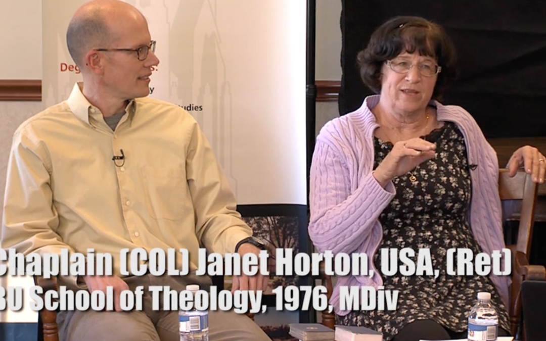 Peace and the United States military — Chaplain (COL) (Ret) Janet Horton