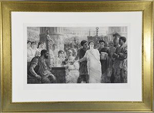View of 0.1254 in its original frame from Mary Baker Eddy's home.