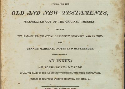 Bible 069, Inside cover