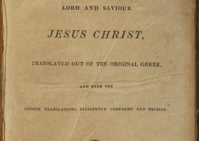 Bible 102, Inside cover