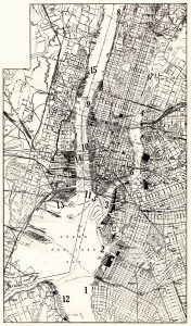Map of Route of The Messenger III, 1922.