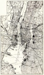 Map of Route of The Messenger III, 1922. 