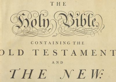 The Holy Bible, containing the Old Testament and the New: translated out of the original tongues, and with the former translations diligently compared and revised, by His Majesty’s special command.