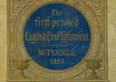 The first printed English New Testament translated by William Tyndale ; photolithographed from the unique fragment, now in the Grenville collection, British Museum ; edited by Edward Arber.