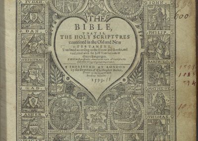 Bible 347, Title page