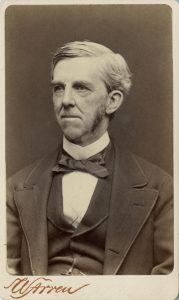 Carte de visite of Oliver Wendell Holmes