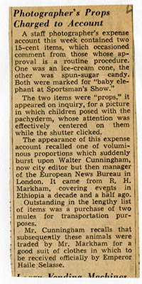 Photographer’s Props Charged to Account” by Don Messenger in The Christian Science Monitor, February 10, 1951