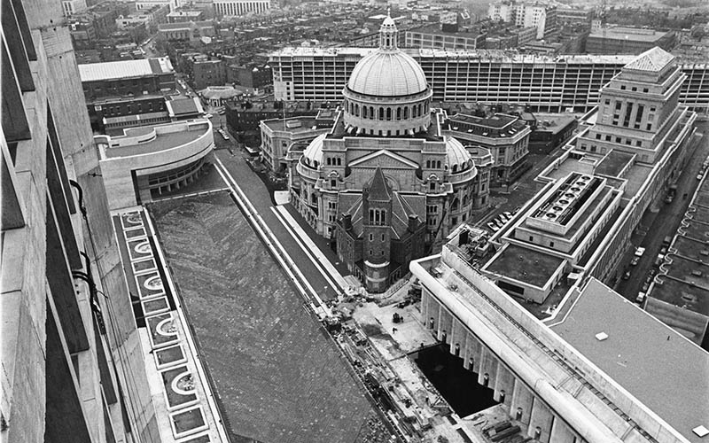 The building of the Christian Science Center