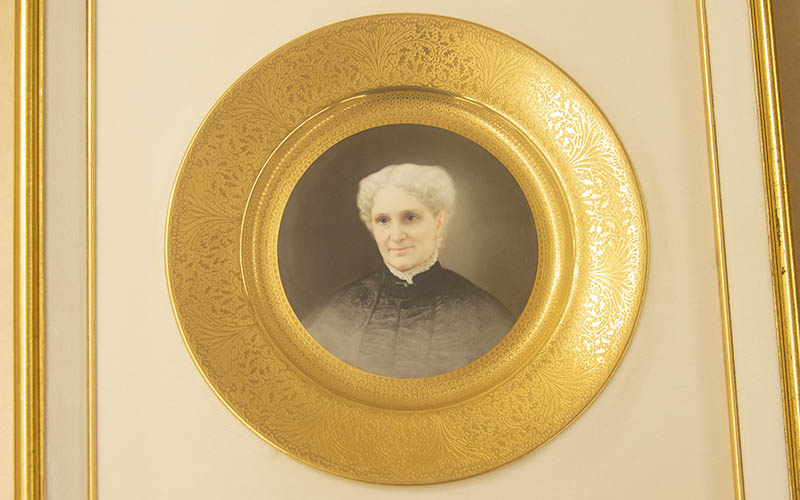 From the Collections: Mary Baker Eddy portrait plate