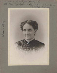 Mary Baker Eddy portrait, 9 April 1886