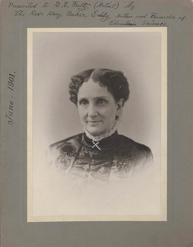  Mary Baker Eddy portrait, 9 April 1886