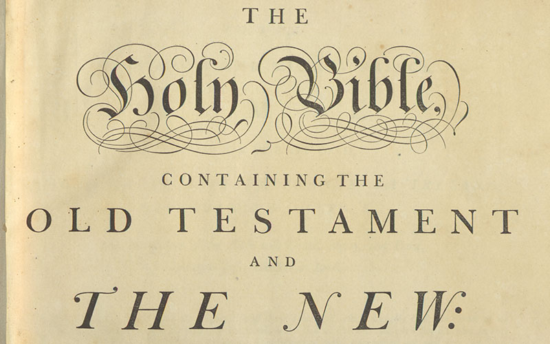 The Holy Bible, containing the Old Testament and the New: translated out of the original tongues, and with the former translations diligently compared and revised, by His Majesty’s special command.