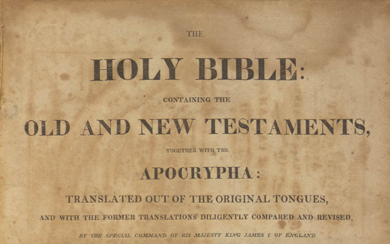 The Holy Bible: Containing the Old and New Testaments together with the Apocrypha. Embellished with eleven maps and historical engravings.