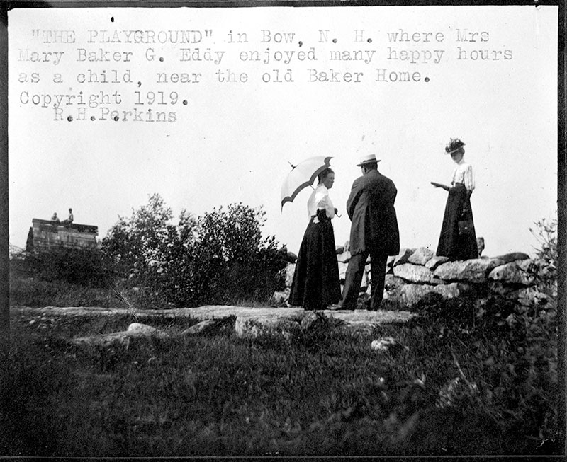 Moltke is seen exploring the grounds of the “old Baker home”