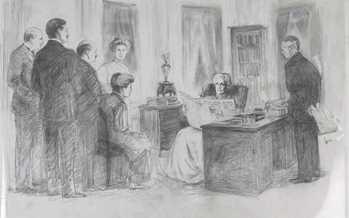 Drawing of "the lightest day" Lightest of All days drawing