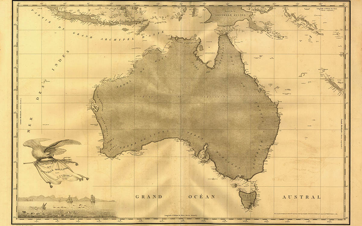 A map of Australia