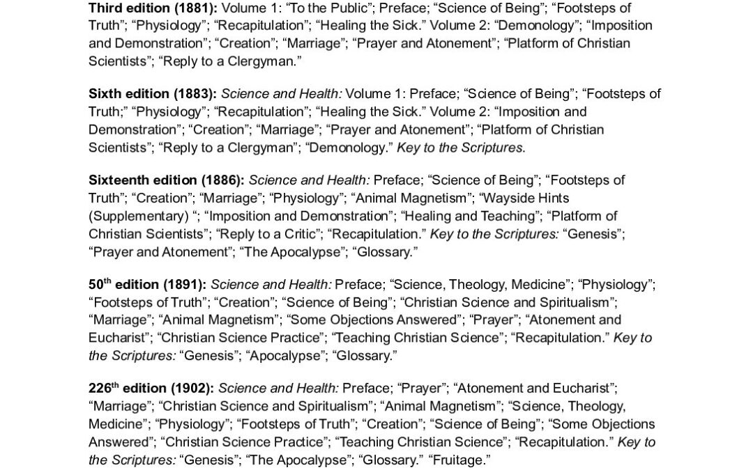 Contents Of Major Editions Of Science And Health With Key To The contents-of-major-editions-of-science-and-health-with-key-to-the