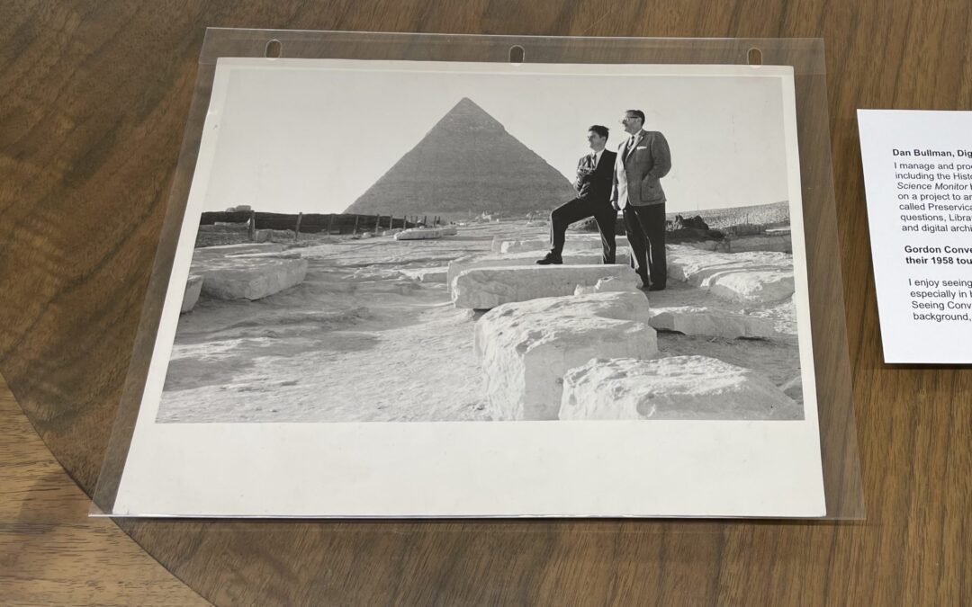 2 Photo of Gordon Converse in Egypt Mary Baker Eddy Library