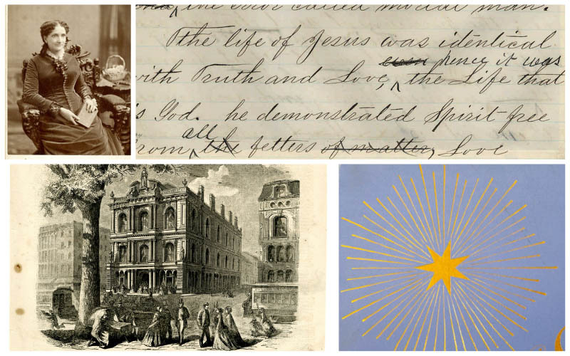 Leather bound Science and Health laid on a table