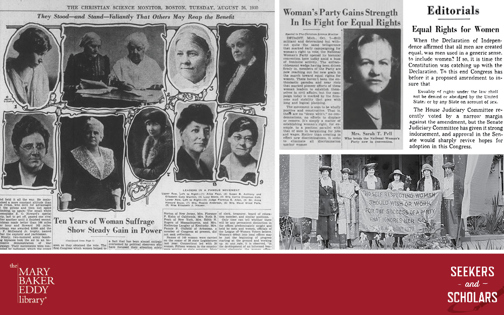 76. Christian Scientist women and Alice Paul’s campaign for women’s rights