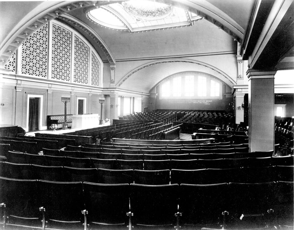 Interior of First Church Grand Rapids