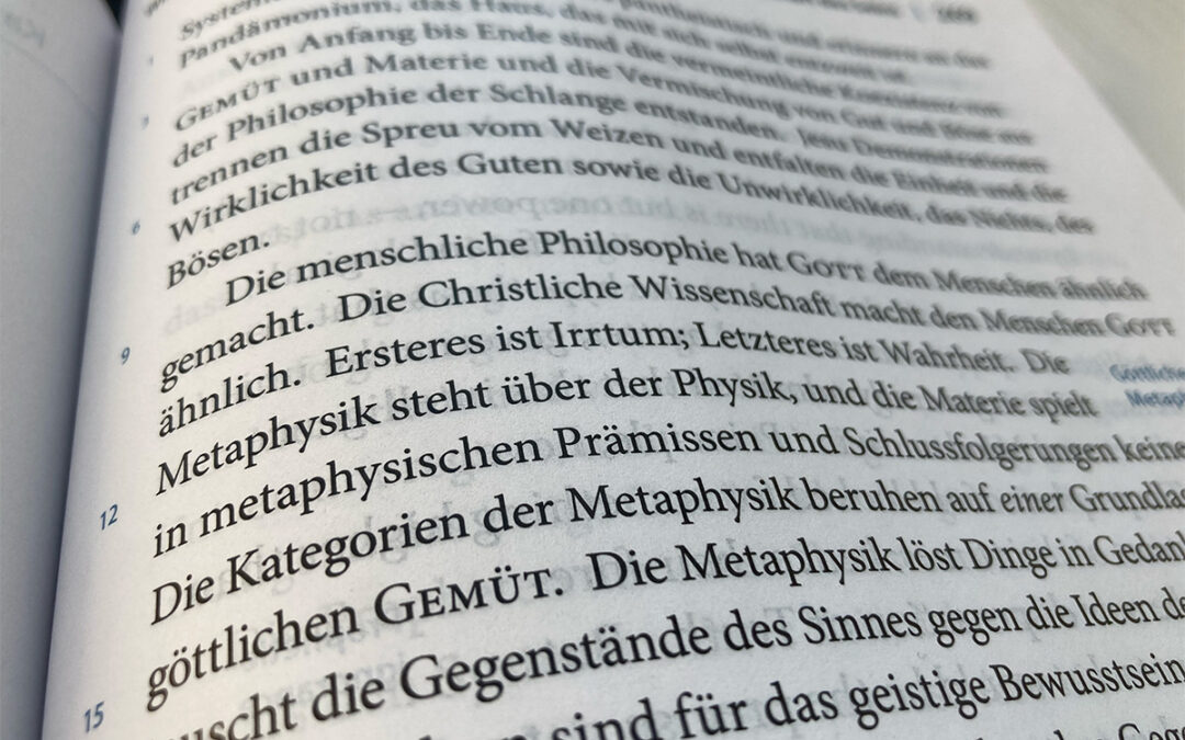 Wie verwendete Mary Baker Eddy den Begriff Physik?