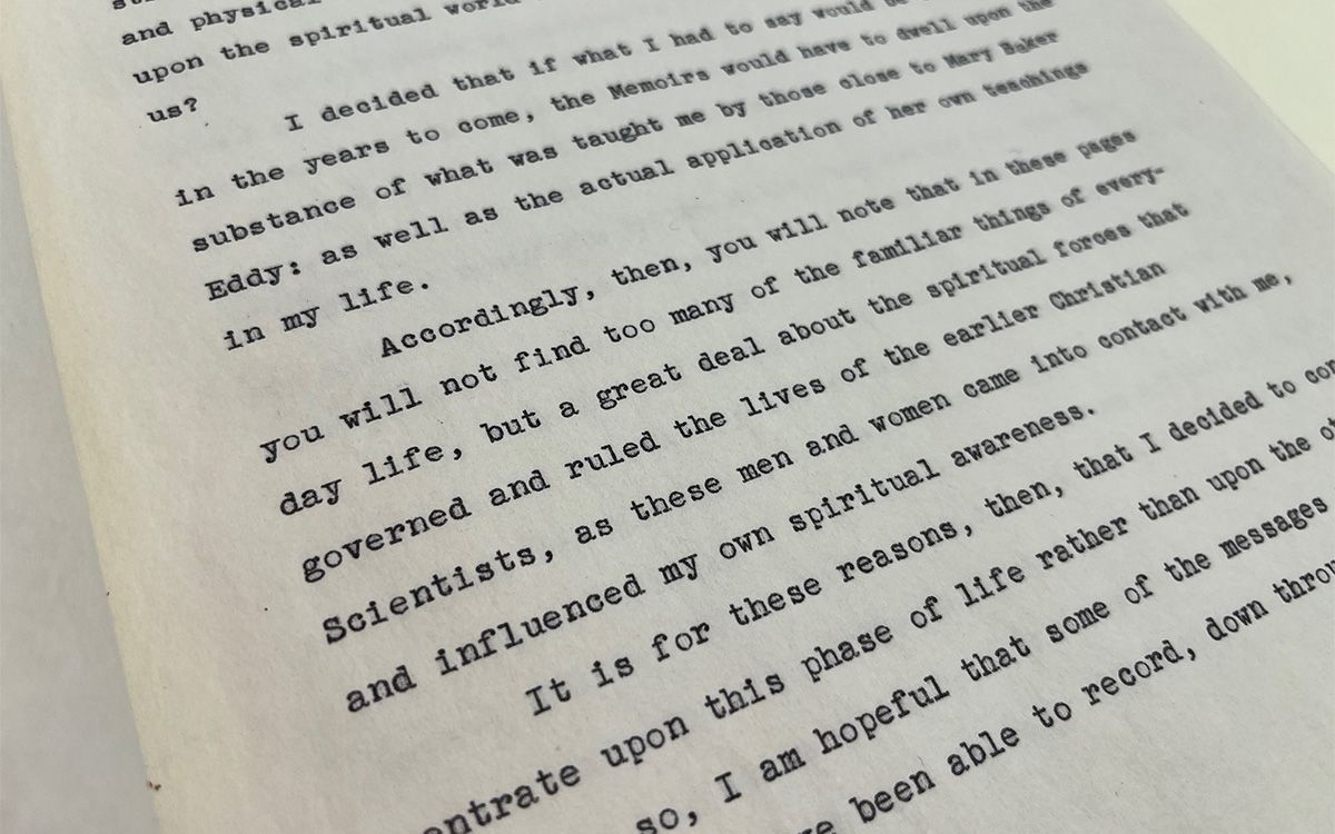 Coffman Text from "Memoirs of a Christian Scientist" by William Curtis Coffman