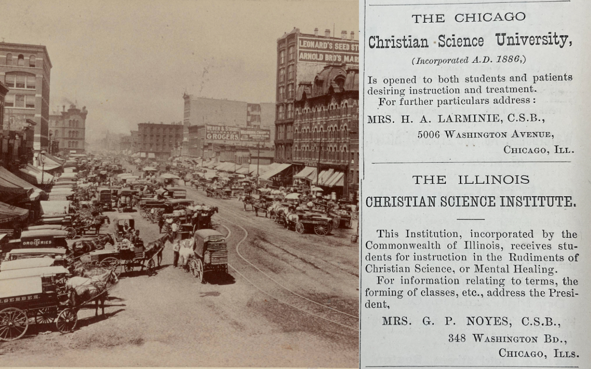 Collage of Chicago c. 1889-1910
