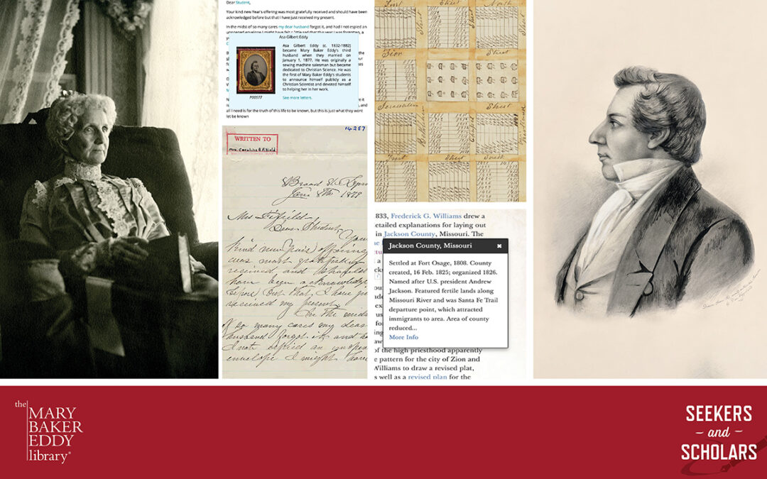 94. In conversation—the Joseph Smith and Mary Baker Eddy papers