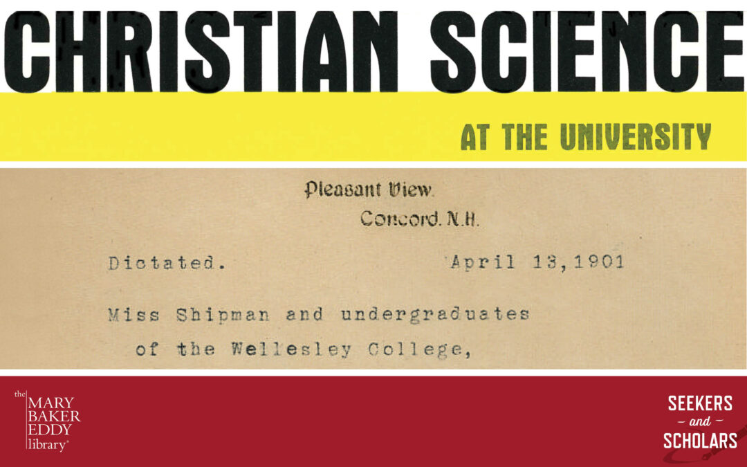 105. Building character and community—Christian Science Organizations at college and university