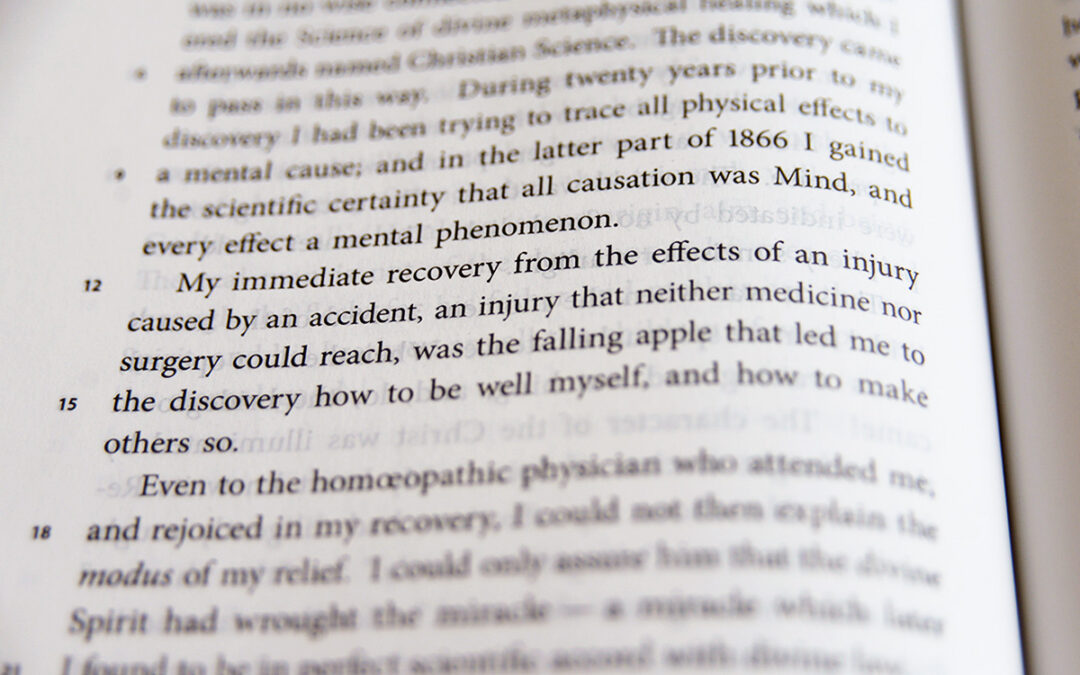 What were some of Mary Baker Eddy’s own healings?